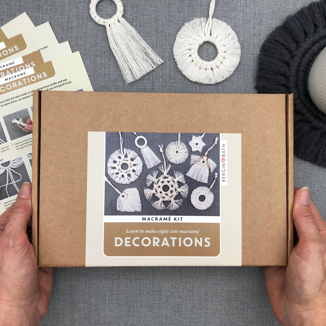 Macrame Christmas Snowflake DIY Kit | Brooklyn Haberdashery