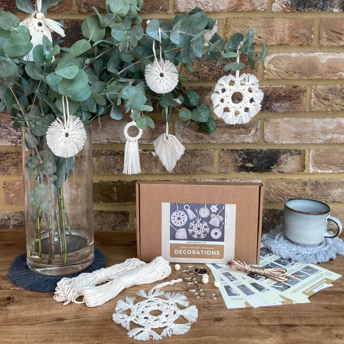 Macrame Christmas Snowflake DIY Kit | Brooklyn Haberdashery