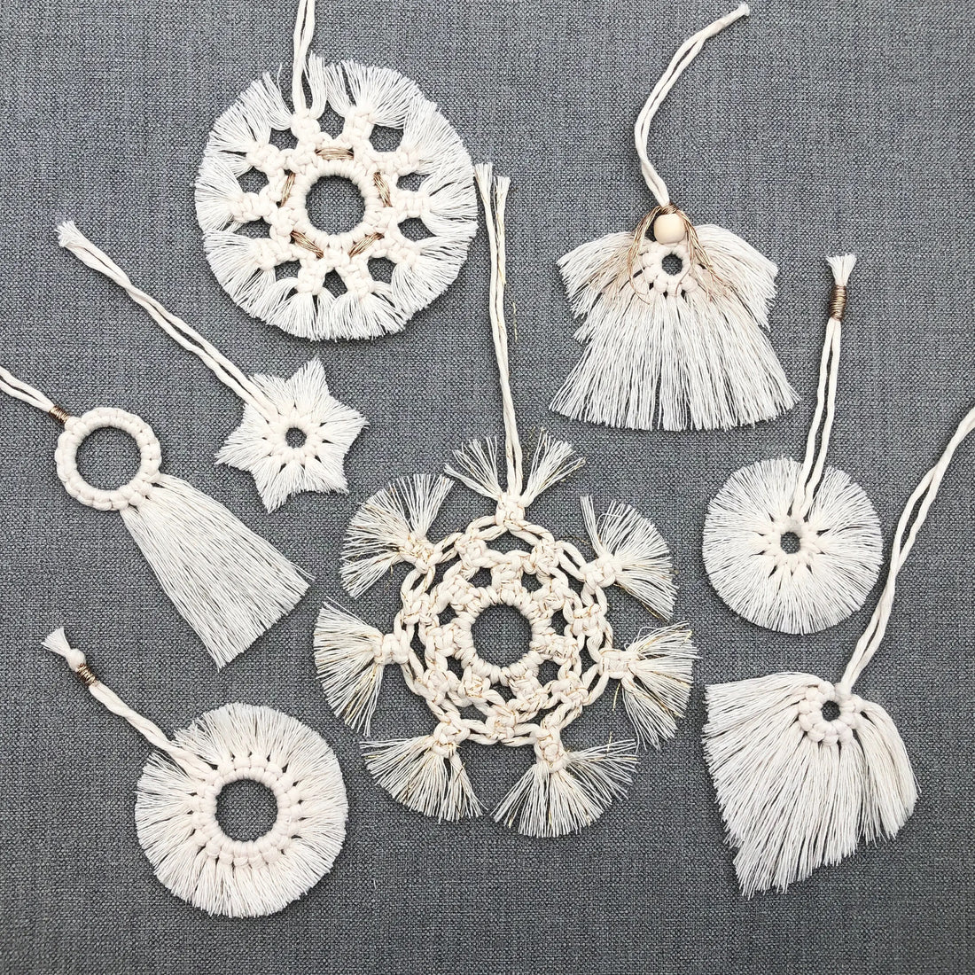Macrame Christmas Snowflake DIY Kit | Brooklyn Haberdashery