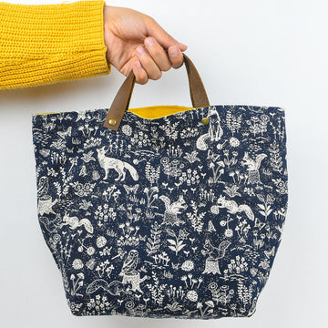 Mathilde Bin Tote, Woodland bluebonnet