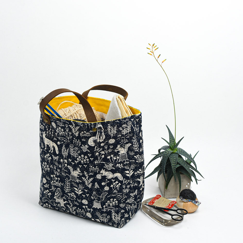 Mathilde Bin Tote, Woodland bluebonnet