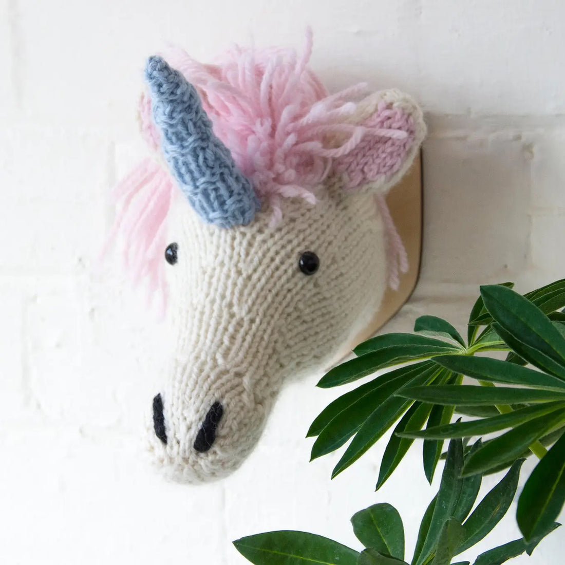 Mini Unicorn Head Knitting Kit | Brooklyn Haberdashery