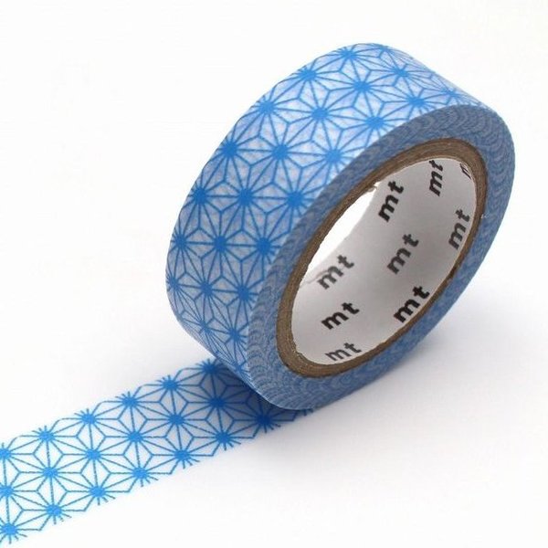 Washi Tape, Asanoha Tsuyukusa in blue | Brooklyn Haberdashery