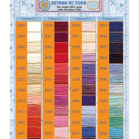 Thread Color Chart -- Retors du Nord thread