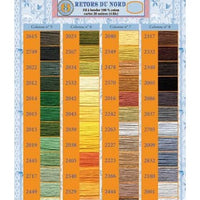 Thread Color Chart -- Retors du Nord thread