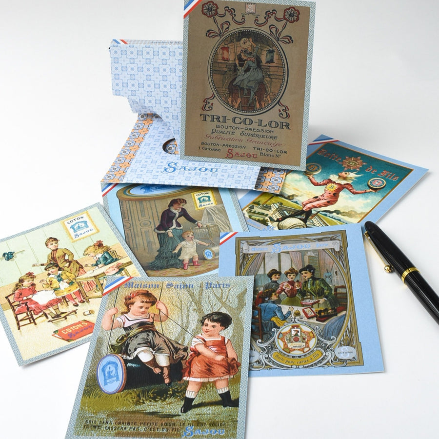 Sajou Postcard Set, Vintage Haberdashery