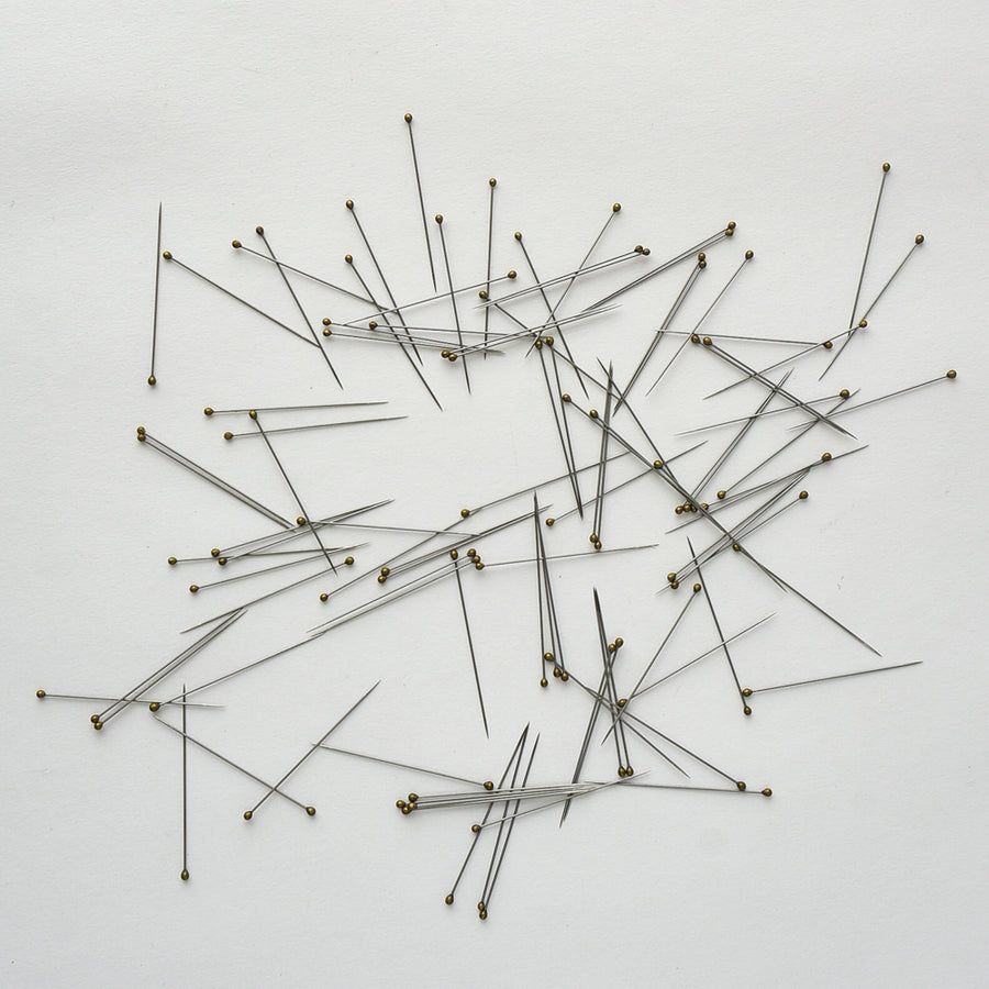 Stainless steel dressmaking pins