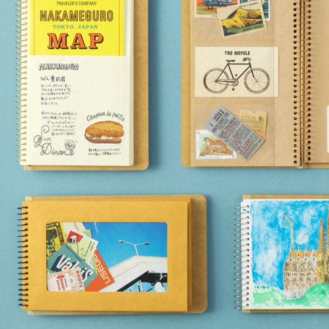 TRC Spiral Ring Notebook, B6 Window Envelope