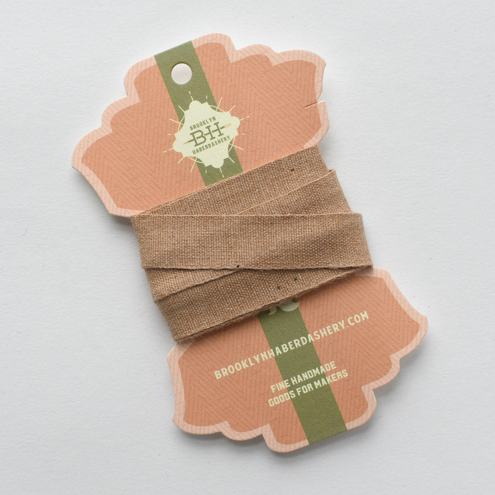 Twill Tape Ribbon, Caramel