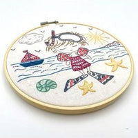 Sacha at the Beach Embroidery Kit