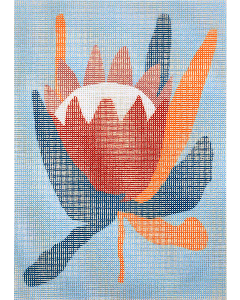 King Protea Beginner Needlepoint Kit