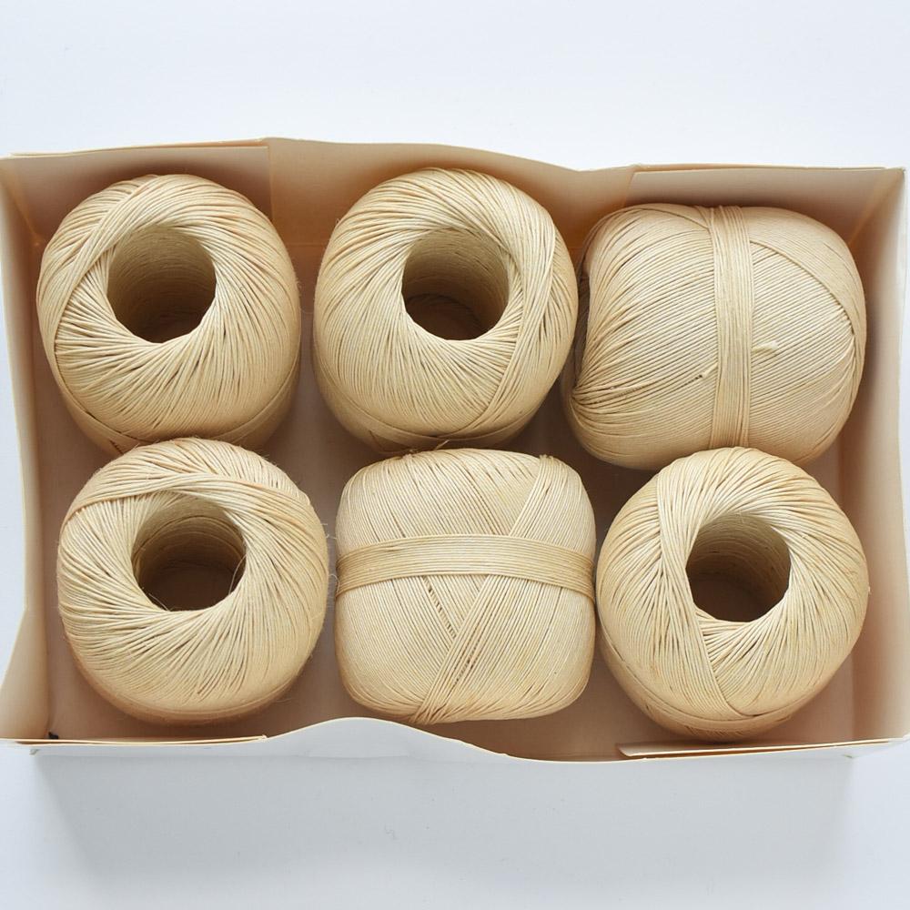 Waxed jute outlet cord