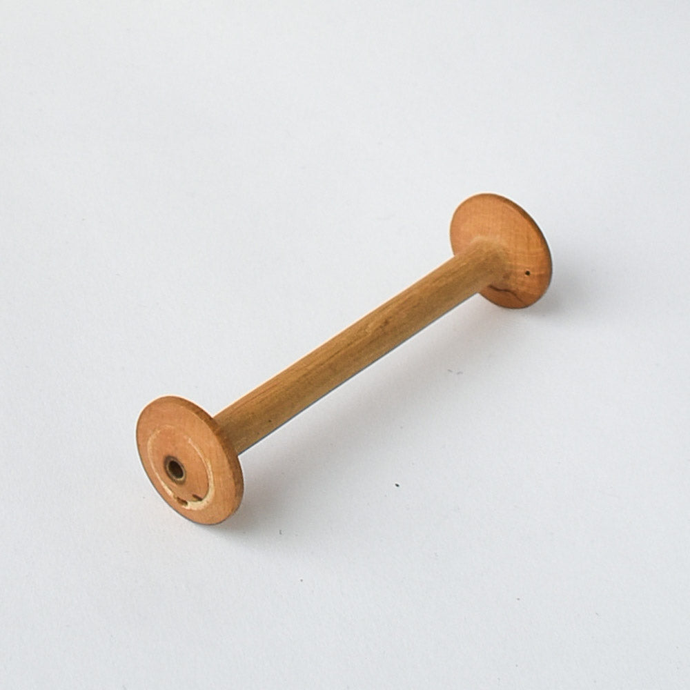 Antique Art Deco Wooden Spool, 4"